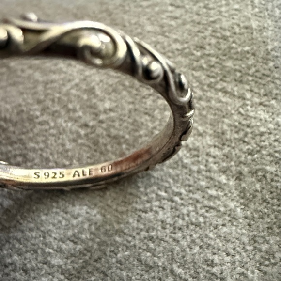 PANDORA Regal pattern ring in sterling silver 197690-60 - Picture 3 of 5